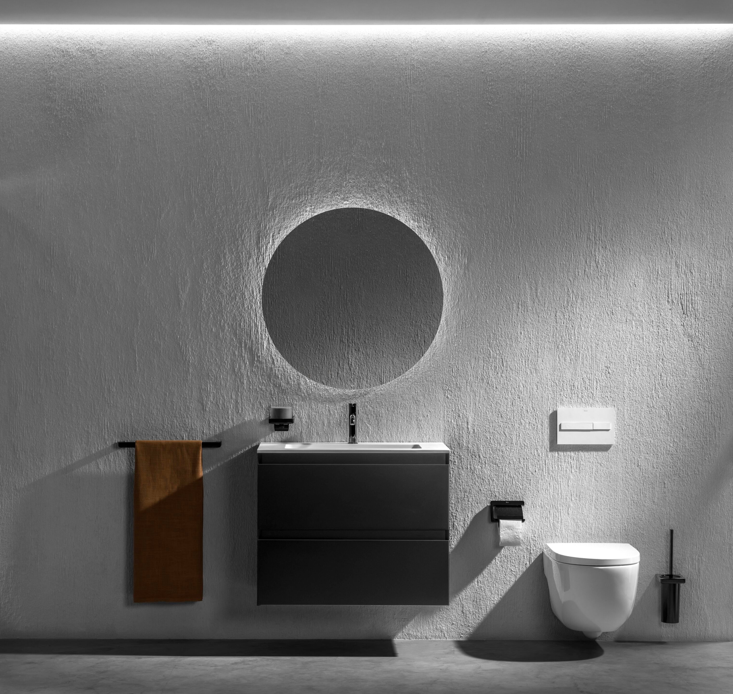 Металлический двойной держатель для полотенец Roca время ARCH-00057042 - Вид №6