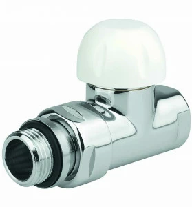 Carlo Poletti V31700B Клапан термостатический угловой с подключением для стальной трубы.