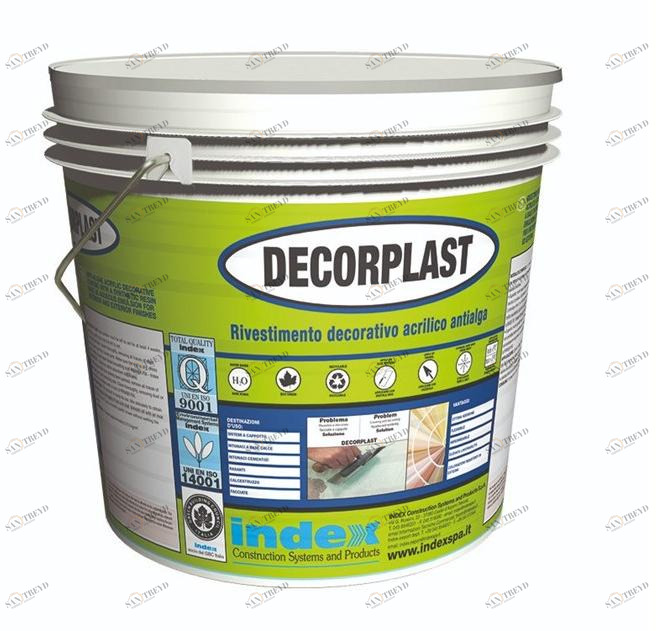 INDEX Акриловое декоративное покрытие против водорослей sun-id-1390969