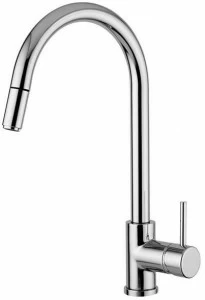 Rubinetteria Giulini Кухонный смеситель, однорычажный, с вытяжным душем Futuro F6572