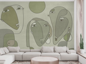 Рулонные гипсовые обои