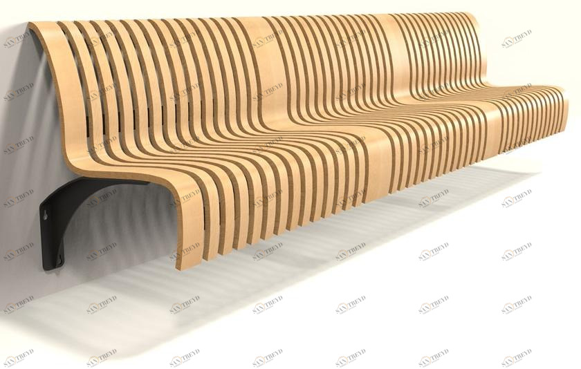 Green Furniture Concept Настенная скамья со спинкой Nova c sun-id-1382522