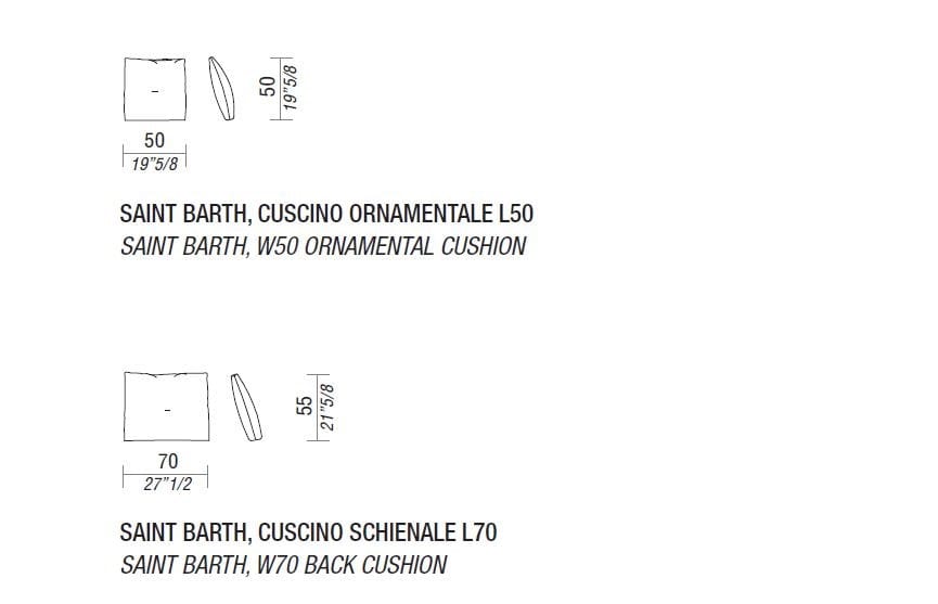 3-местный кожаный диван ESTEL GROUP Saint Barth ARCH-00006237 - Вид №3