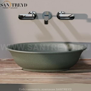 BL56L7037 Накладная раковина на столешницу  овальная Ceramica Flaminia Boll