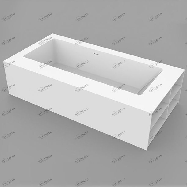 Dimasi Ванна прямоугольная отдельностоящая 2000x1000 Ivory Library C белая ILTC1010200