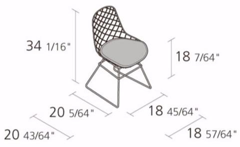 Alias Стул с основанием из стали с порошковым покрытием, со встроенной подушкой Kobi sun-id-1498272 - Вид №5