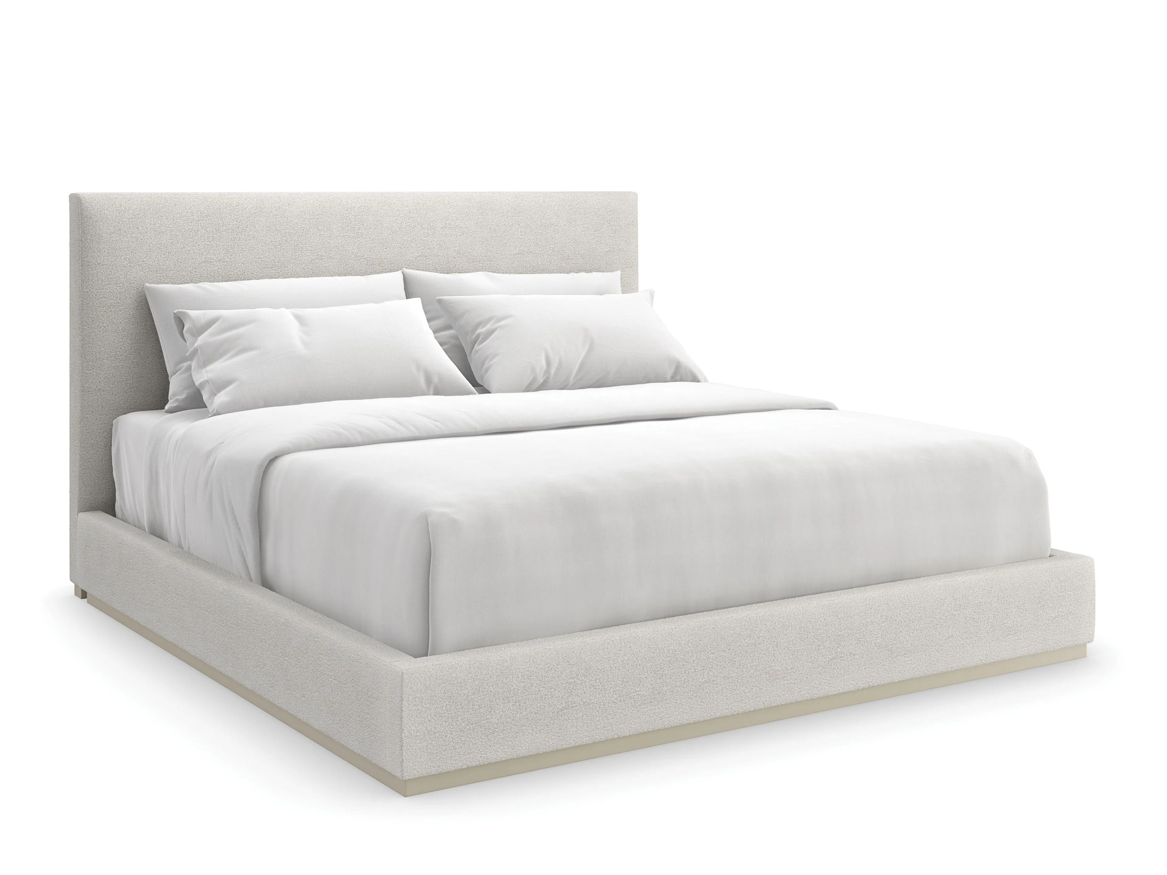 Двуспальная кровать с мягкой тканью Caracole BOUTIQUE ARCH-00064943