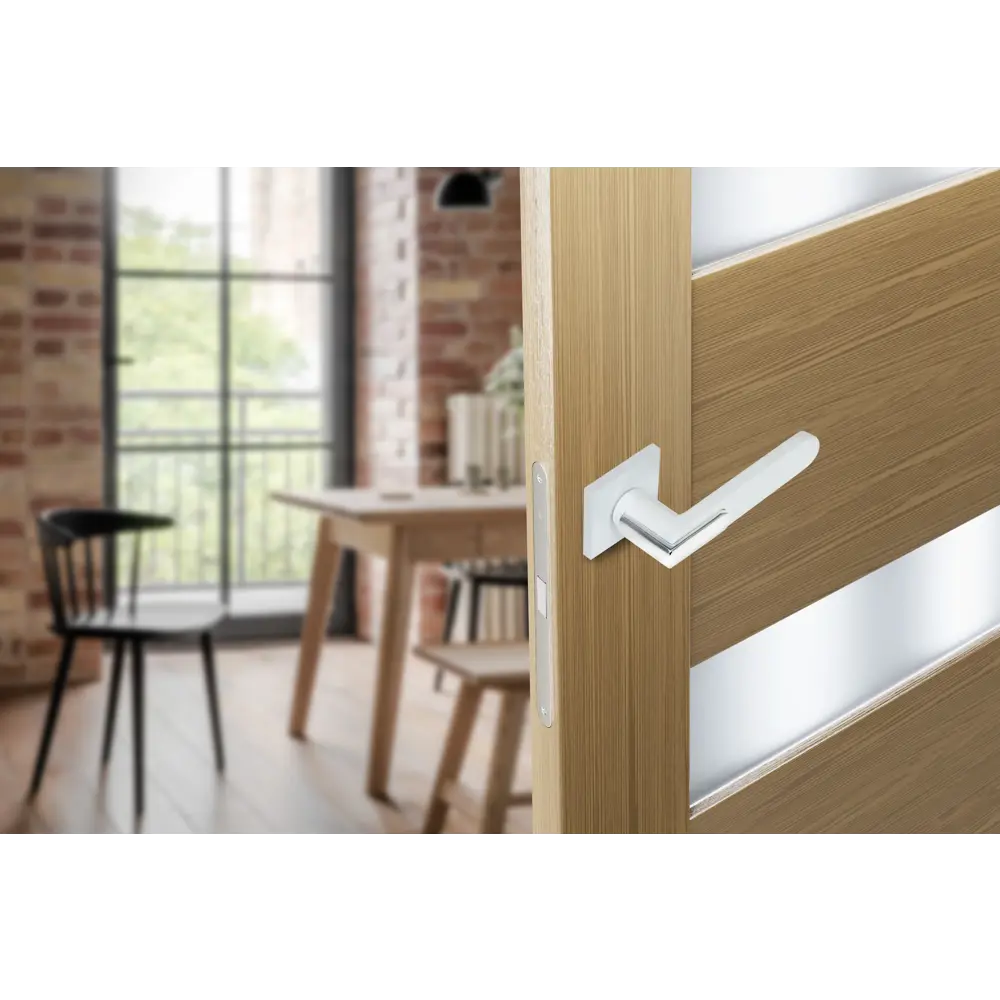 Дверные ручки Edson EDS-178B-Q2 белые для межкомнатных дверей 85170512 STLM-0059408 - Вид №7