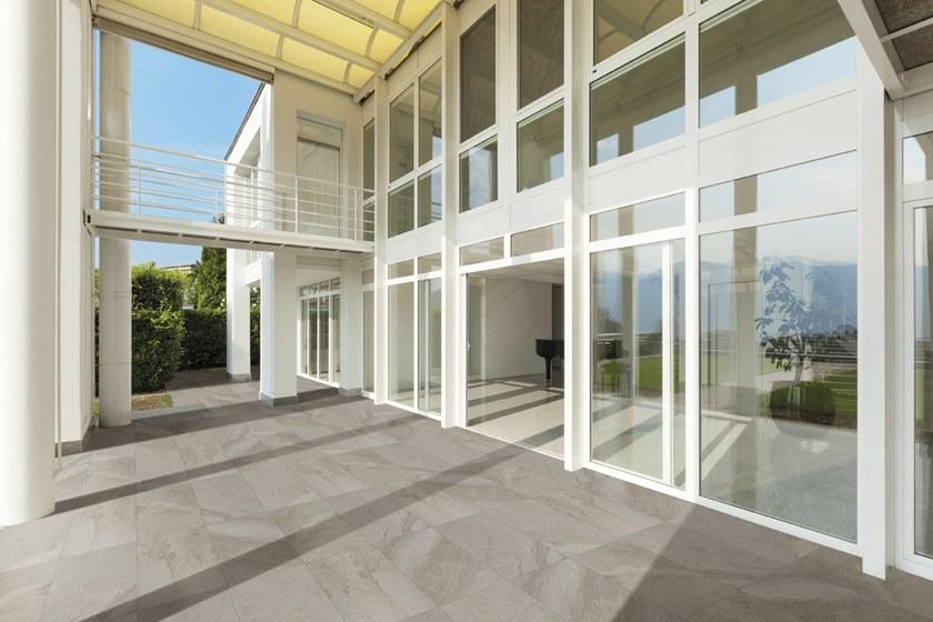 GRANULATI ZANDOBBIO Напольное покрытие подъездной дороги с эффектом камня Hardscape porcelain sun-id-1365600 - Вид №1