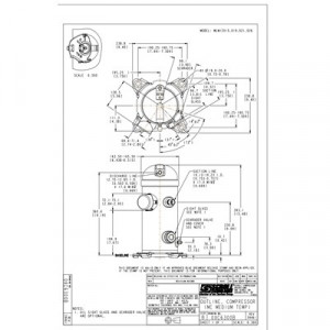 Danfoss MLZ — герметичные спиральные компрессоры MLZ015T5LP9A Компрессор спиральный 121L8631