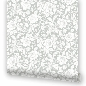 Обои виниловые Elysium Вальс серые 0.53 м 19213