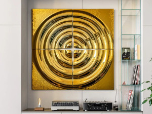 Декоративный предмет стеклянной стены