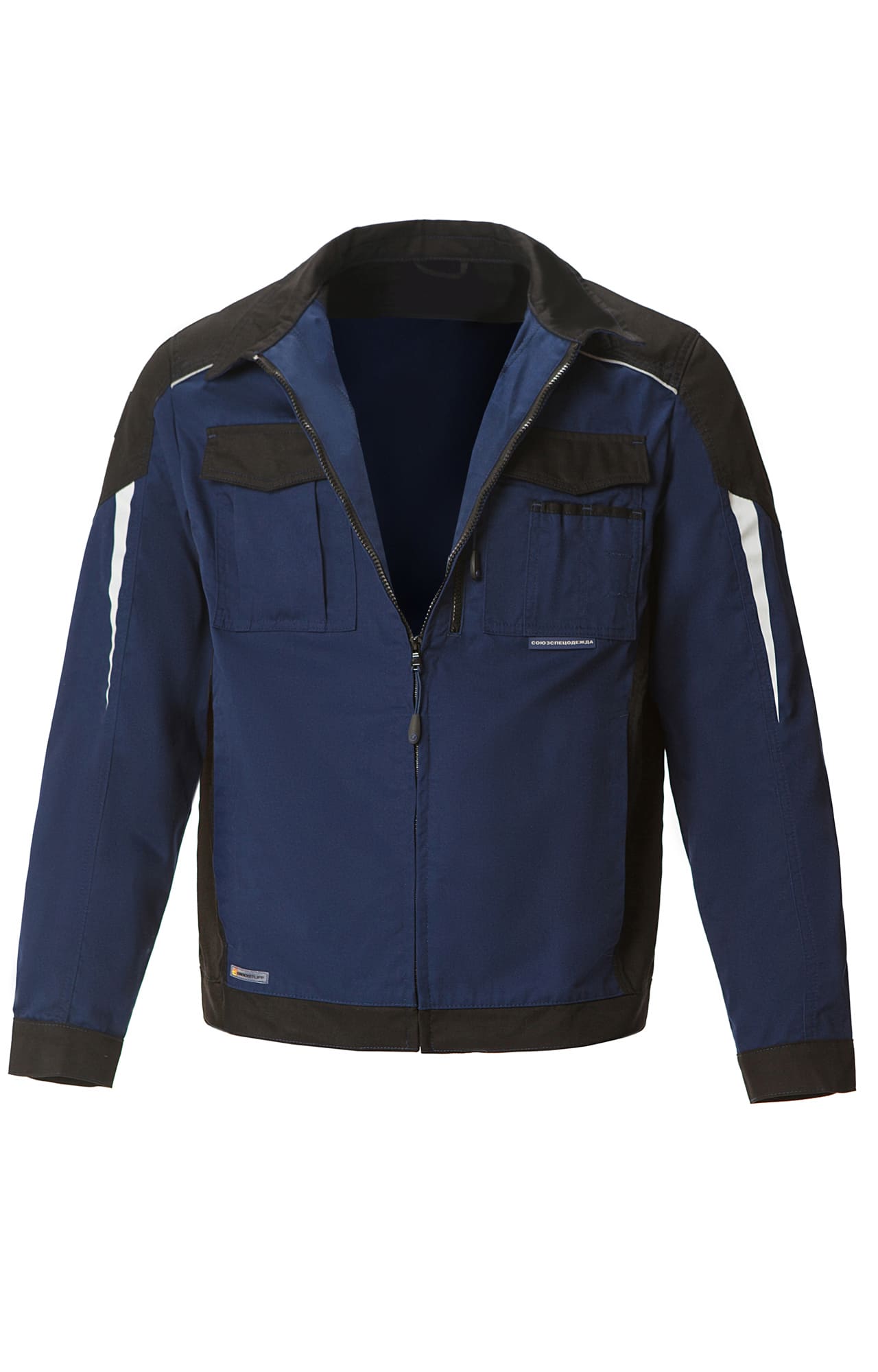 64626 Костюм  NEW 2 темно-синий с черным STATUS  Летняя спецодежда  размер 64-66/170-176  - Вид №3