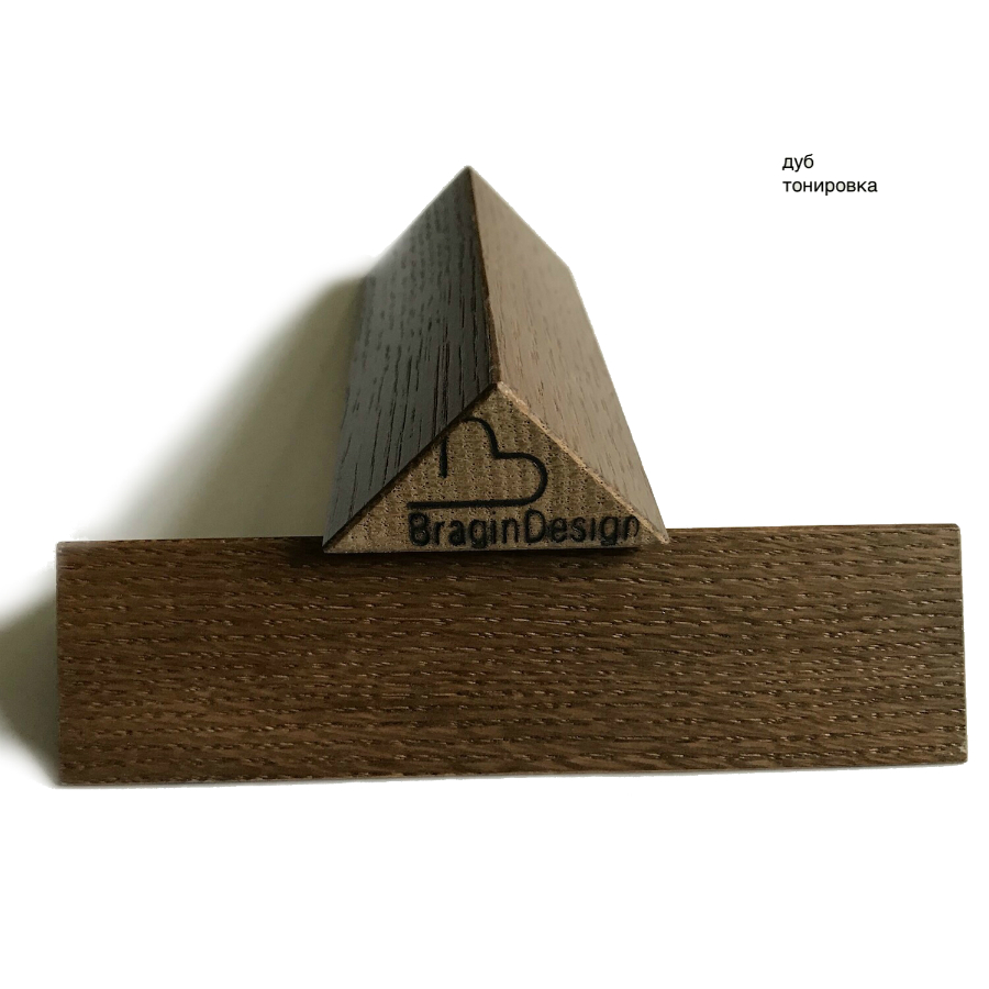 Тумба Still, 1 ящик, темная, рисунок полоска BraginDesign BR0267Ч - Вид №2