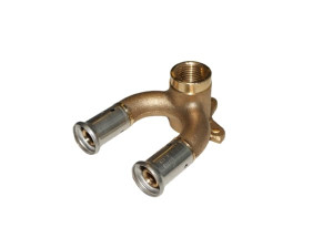 Латунный двойной терминал с U-образным кронштейном