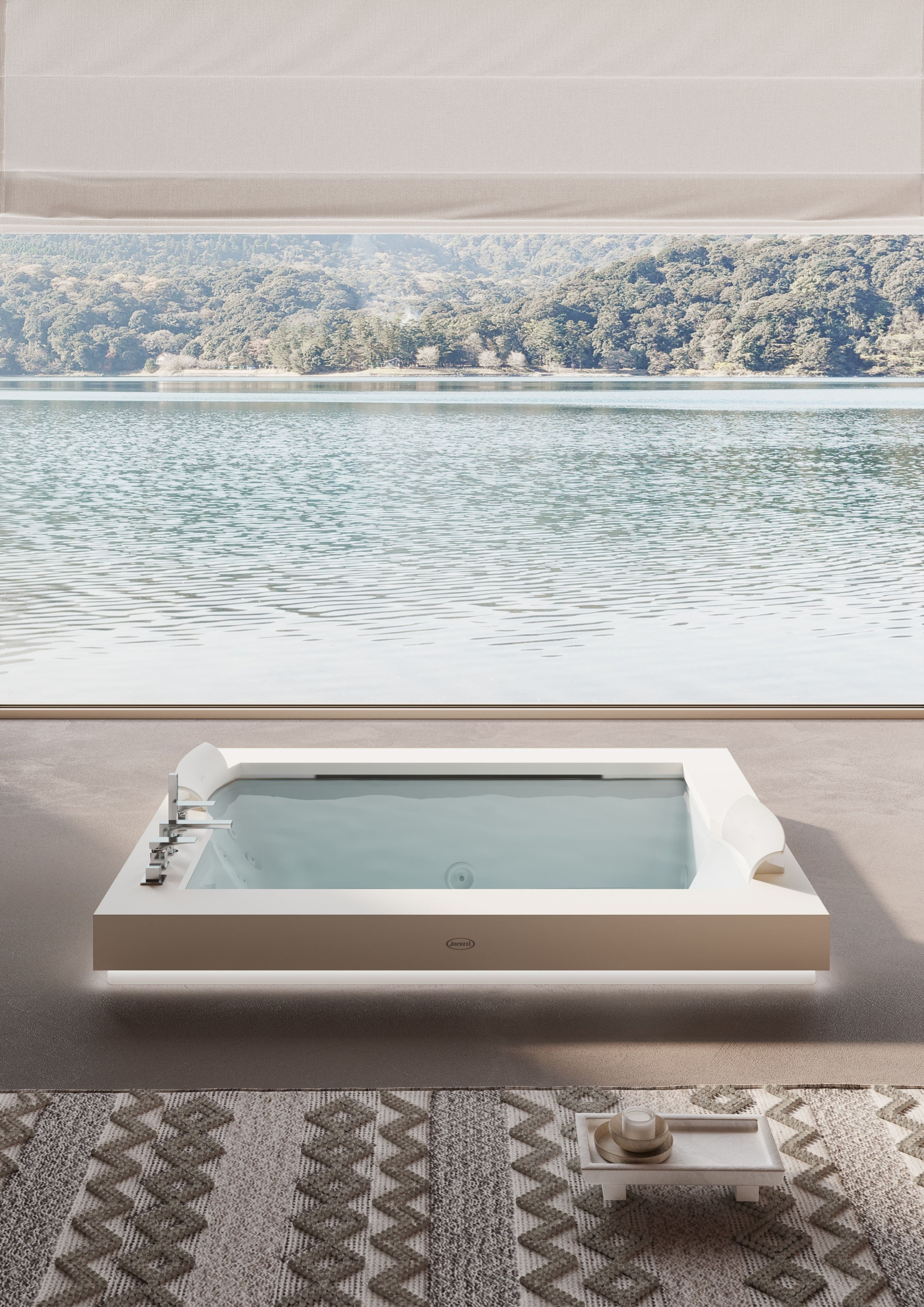 Встроенная ванна Corian® с гидромассажем Jacuzzi® ARCH-00023152 - Вид №1