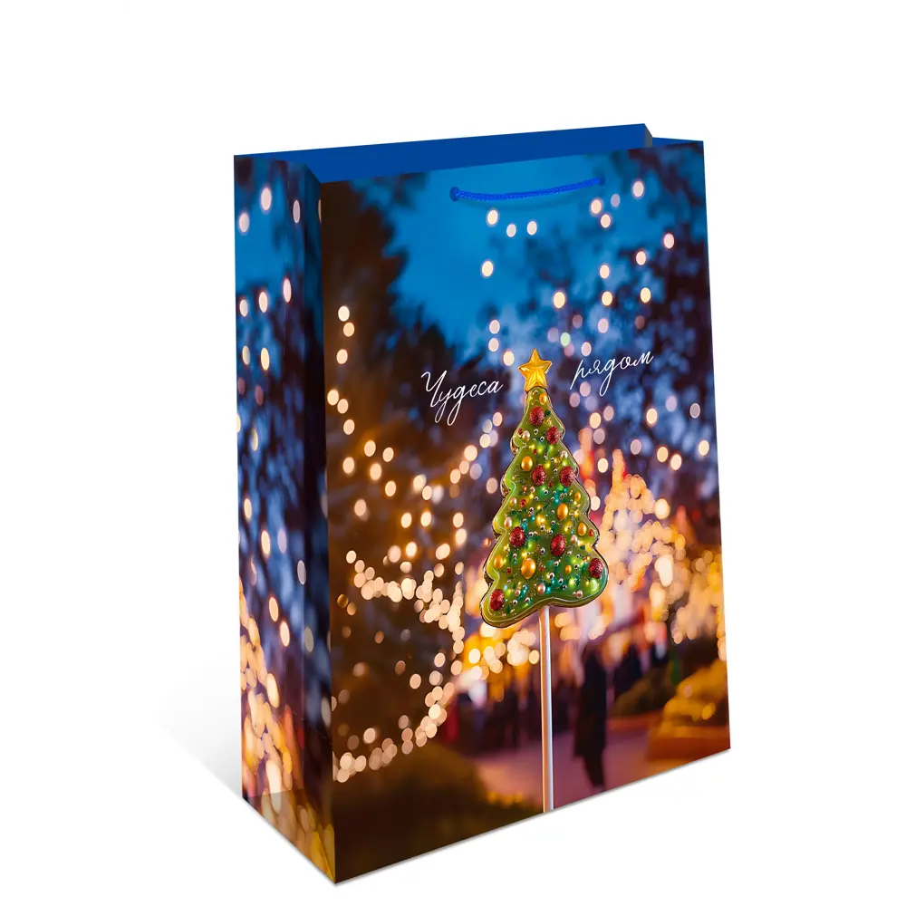 Подарочный пакет Арт и дизайн 42x33 см в ассортименте STLM-2122061 - Вид №1