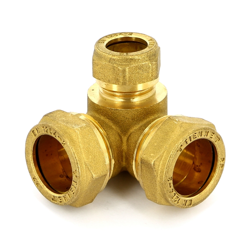 Тройник обжим трехплоскостной TIEMME 22х15х22 1000196