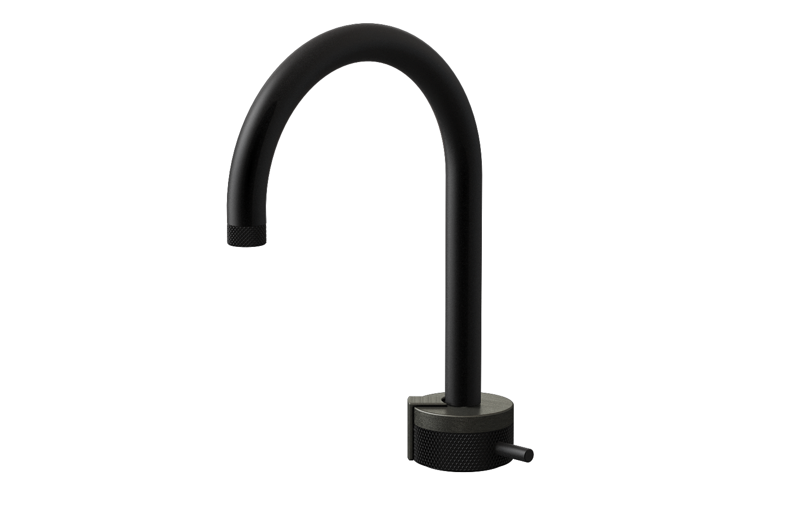 E-11502-R1BOX-L2BOX-MBK Однорычажный прогрессивный смеситель для раковины - излив 16см GRAFF MOD+