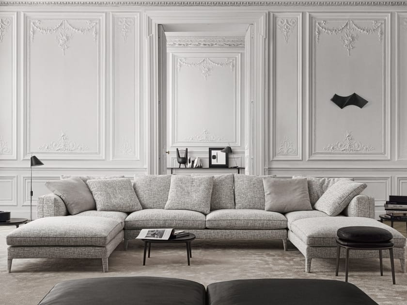 Угловой диван из ткани Maxalto Dives Soft ARCH-00042072