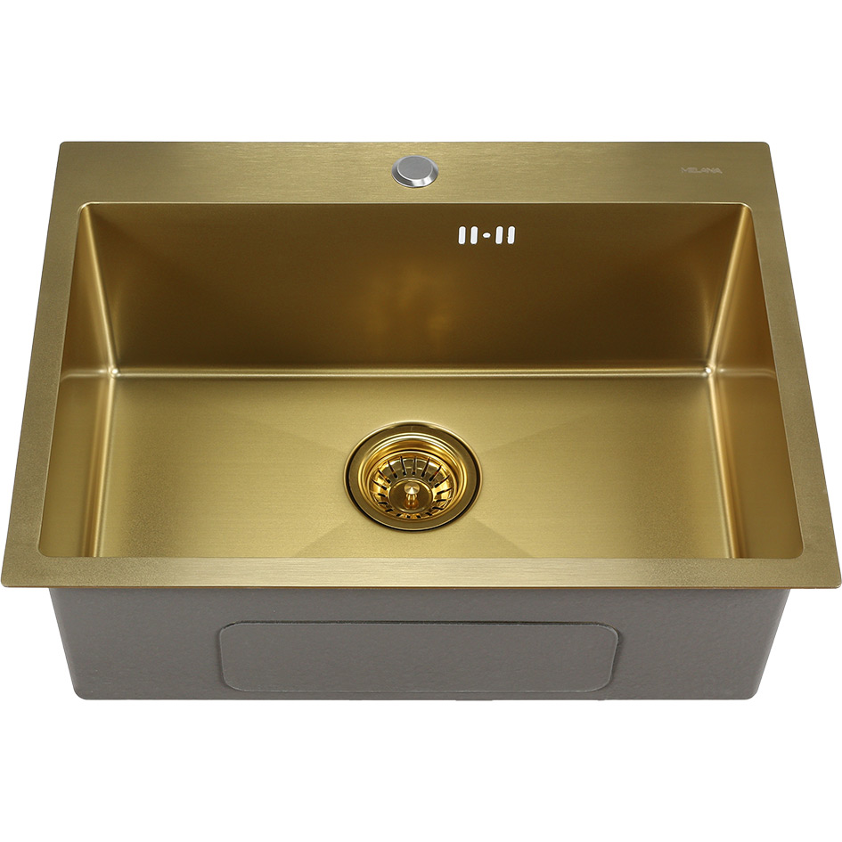 Мойка D6045HG MELANA ProfLine 3,0/220 ЗОЛОТО врезная прямоугольная D6045HG D6045HG золото
