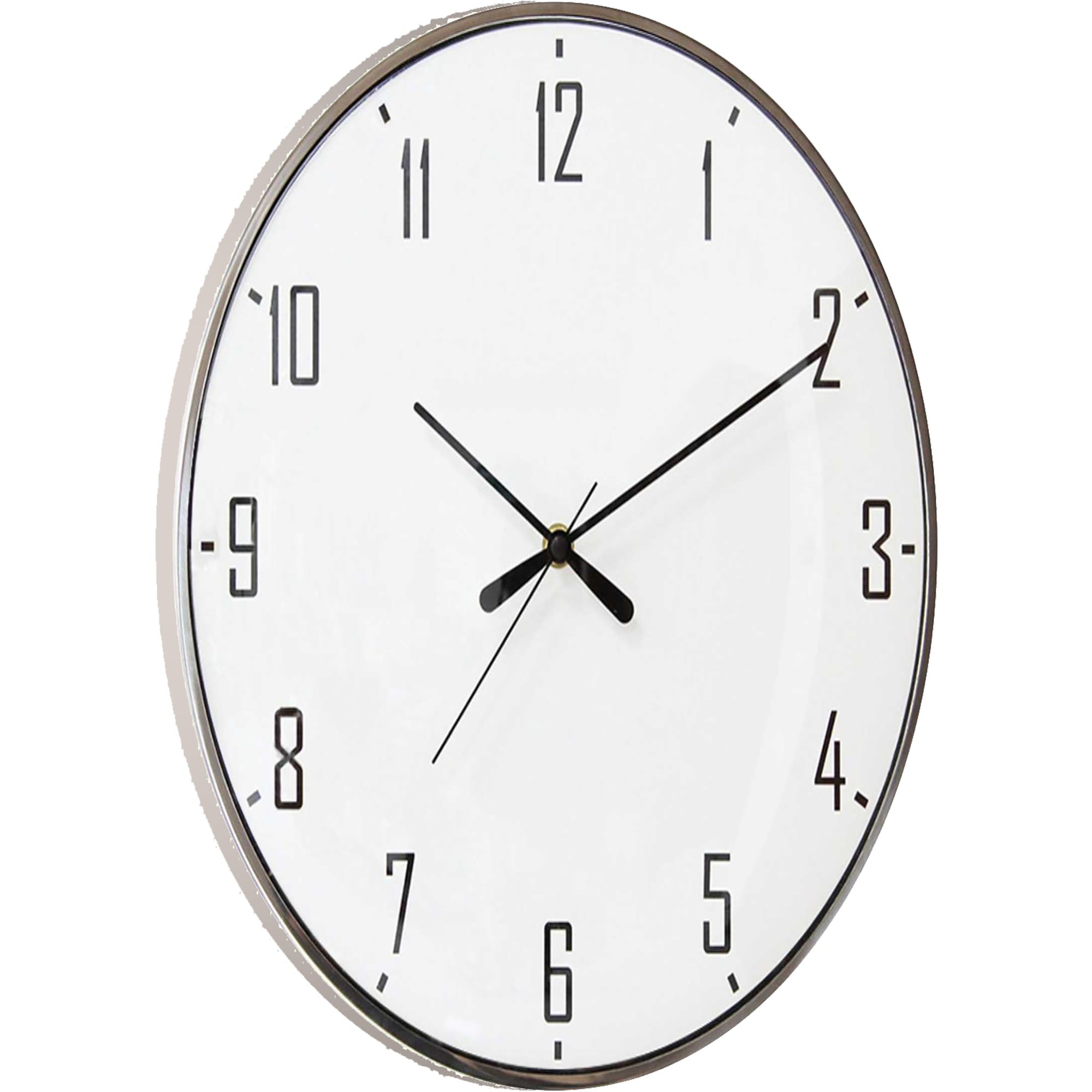 82902874 Часы настенные Apeyron ML200-916 ø33 см металл цвет серебристый Декор Santreyd  - Вид №2