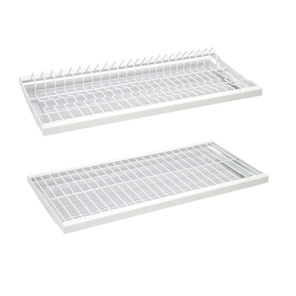 Сушилка для посуды в шкаф Lemax Twist 76.4x6.3x27 см 2 яруса металл цвет белый STLM-2175444