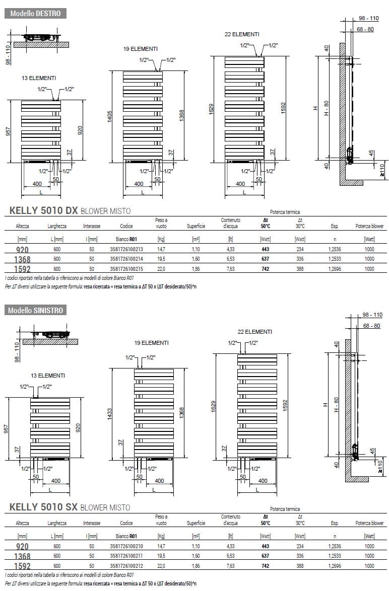 Вертикальный стальной полотенцесушитель Cordivari Келли ARCH-00028143 - Вид №2
