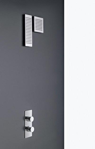 ZAZZERI Горизонтальная настенная лейка душа с откидным краем Qquadro sun-id-1473102 - Вид №4