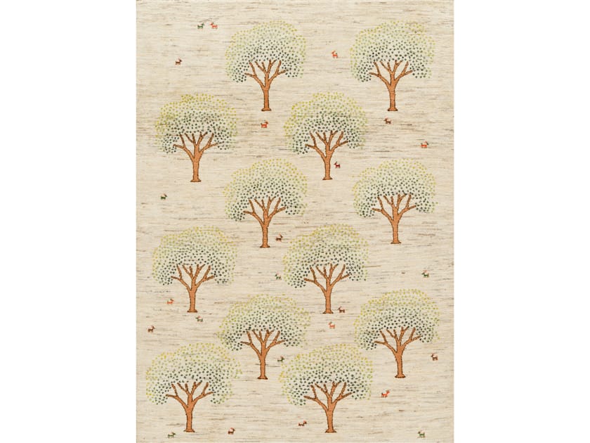 Прямоугольный шерстяной ковер Zollanvari Бродячие звери - Флора и фауна Габбе ARCH-00015924