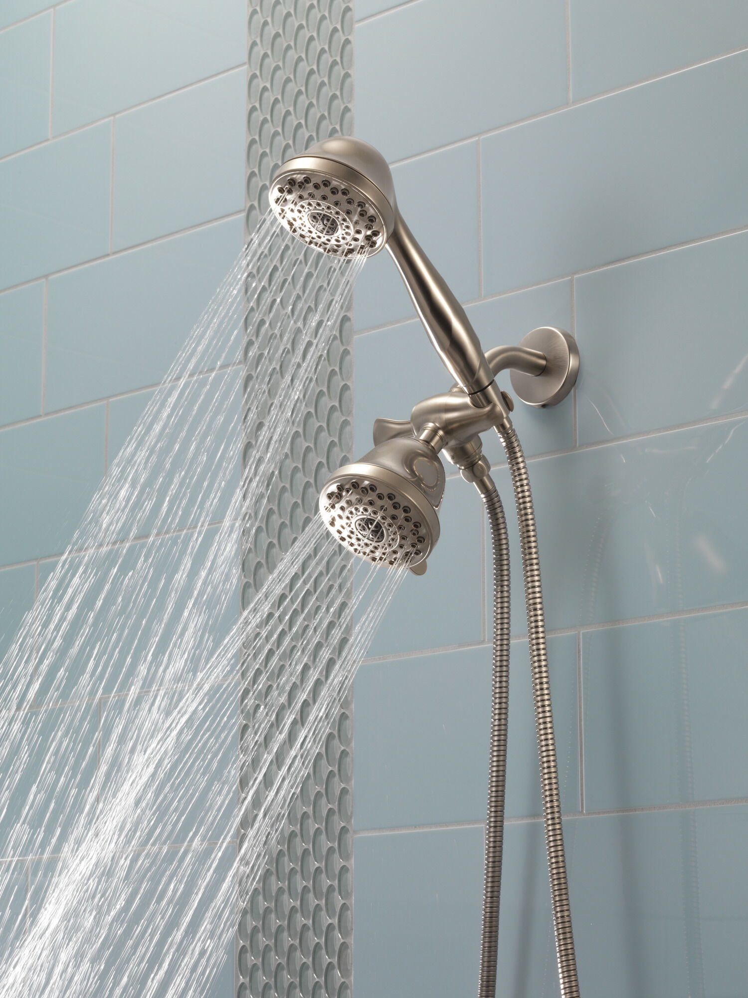 U495D-SS60-PK Шланг для ручного душа 60–80 дюймов Delta Faucet Universal Showering Нержавеющая сталь  - Вид №7