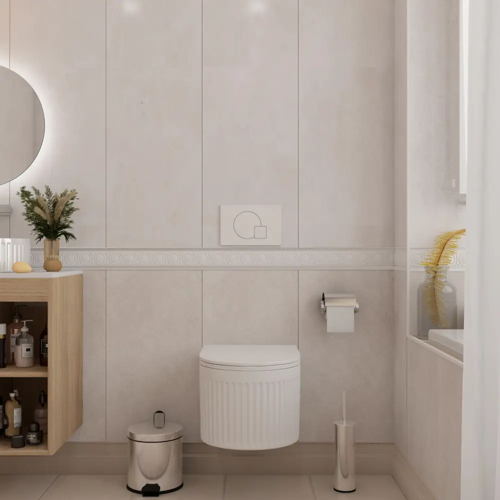 Унитаз подвесной Teymi Martta Tornado безободковый с сиденьем микролифт STLM-2036273 - Вид №7