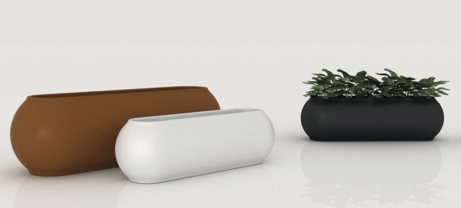 002205 Кашпо Kannelloni Vondom  - Вид №1