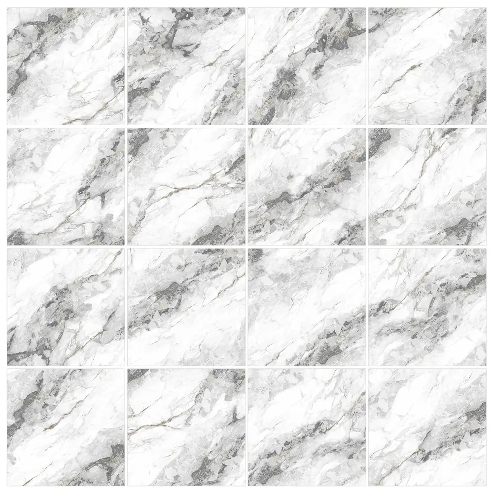 Глазурованный керамогранит Alma Ceramica Galapagos 07 60x60 см 1.8 м² матовый цвет белый STLM-2172907 - Вид №2