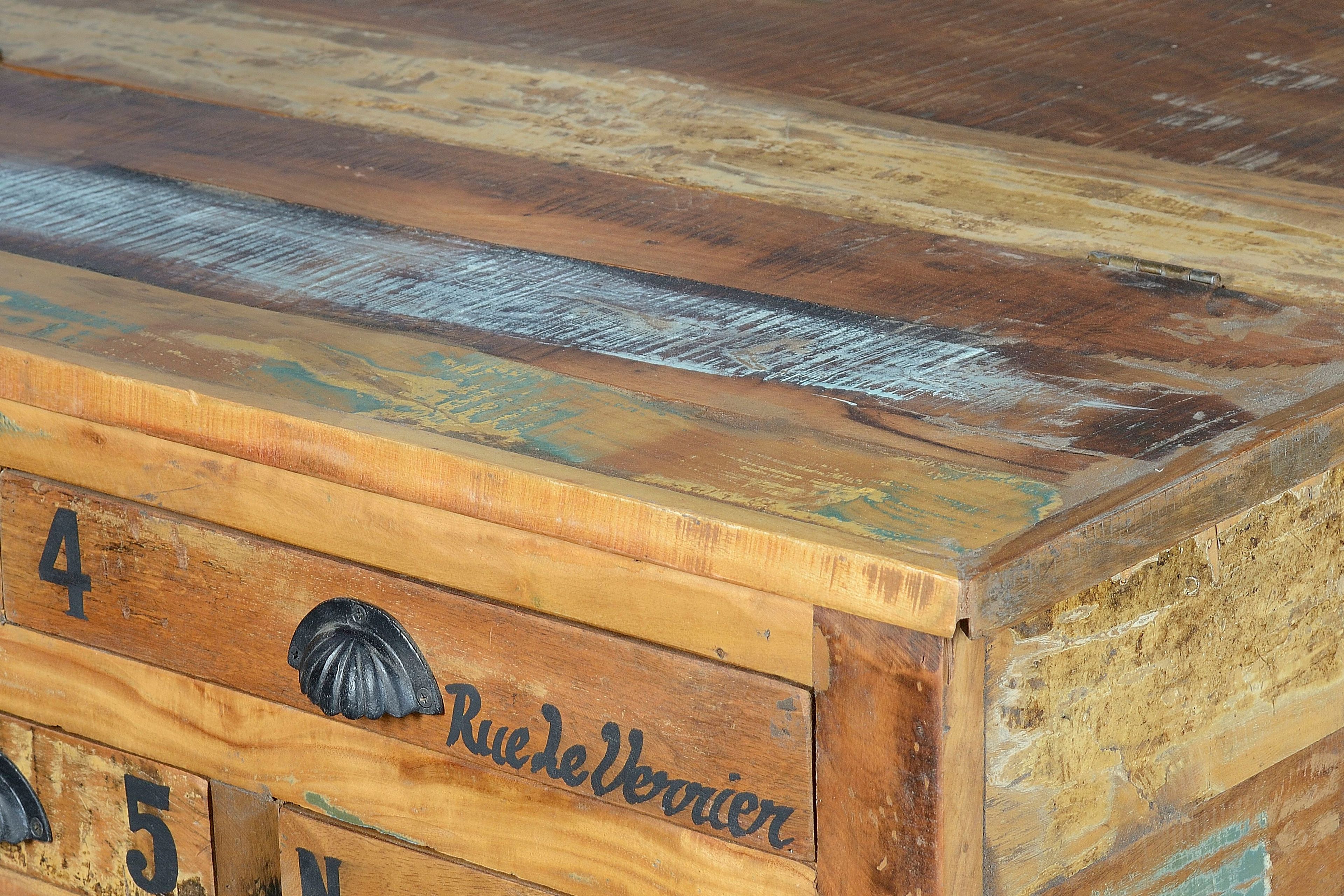 Деревянный прямоугольный журнальный столик с колесами Giner y Colomer Verrier ARCH-00130214 - Вид №4