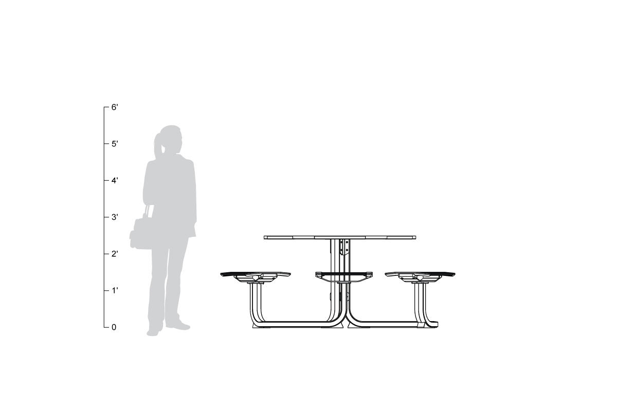 FSRT159 Ансамбль касательного стола  Forms-surfaces  - Вид №14