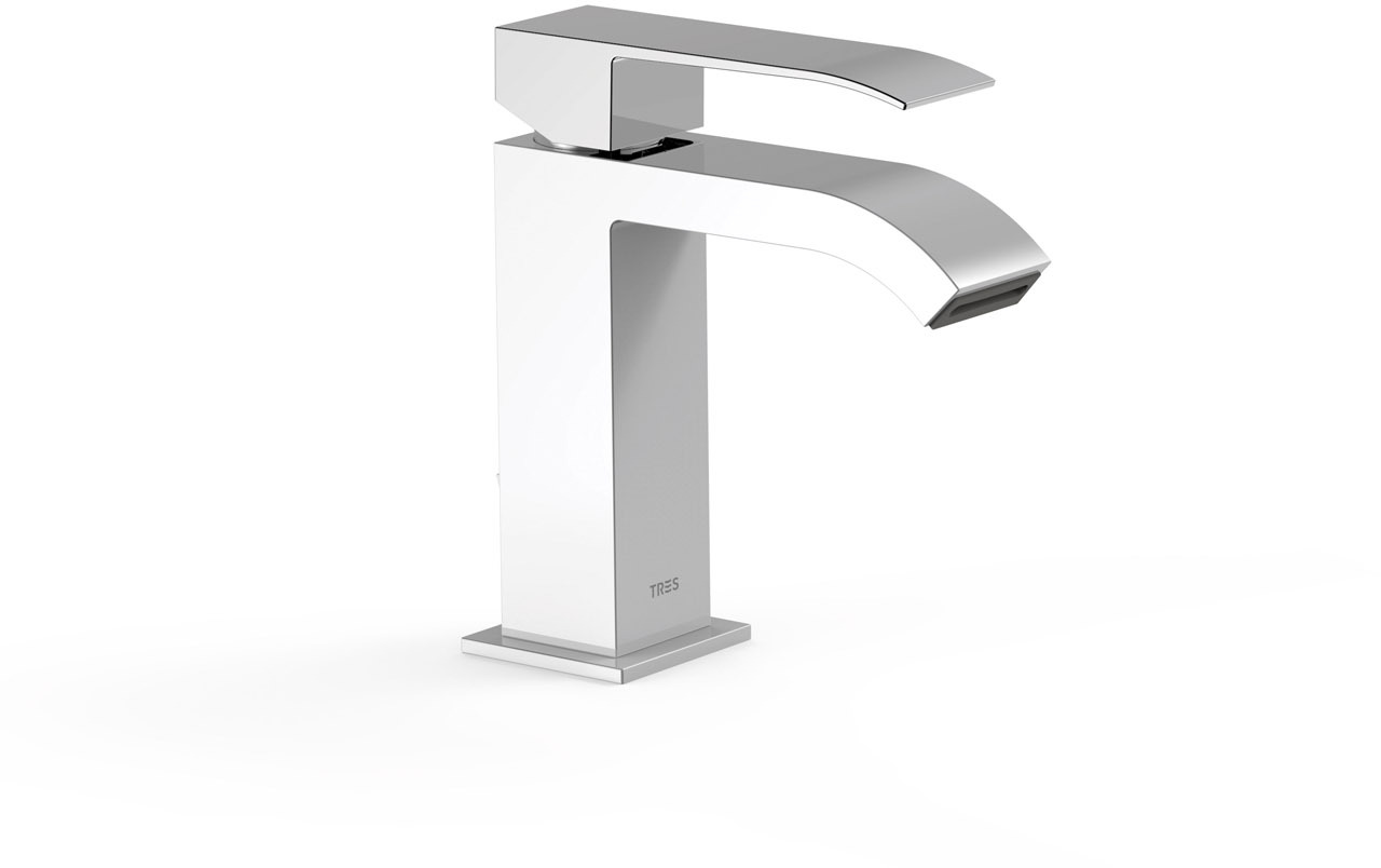 Смеситель для умывальника CUADRO с одной ручкой-00610101BL TRES