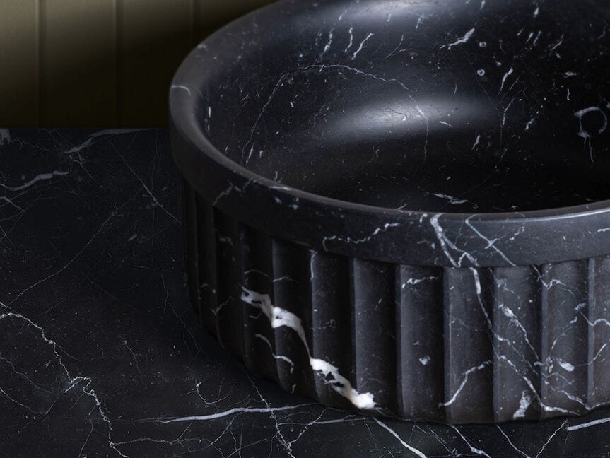 Мраморная столешница круглый умывальник Inbani HERITAGE38 ARCH-00000678 - Вид №2