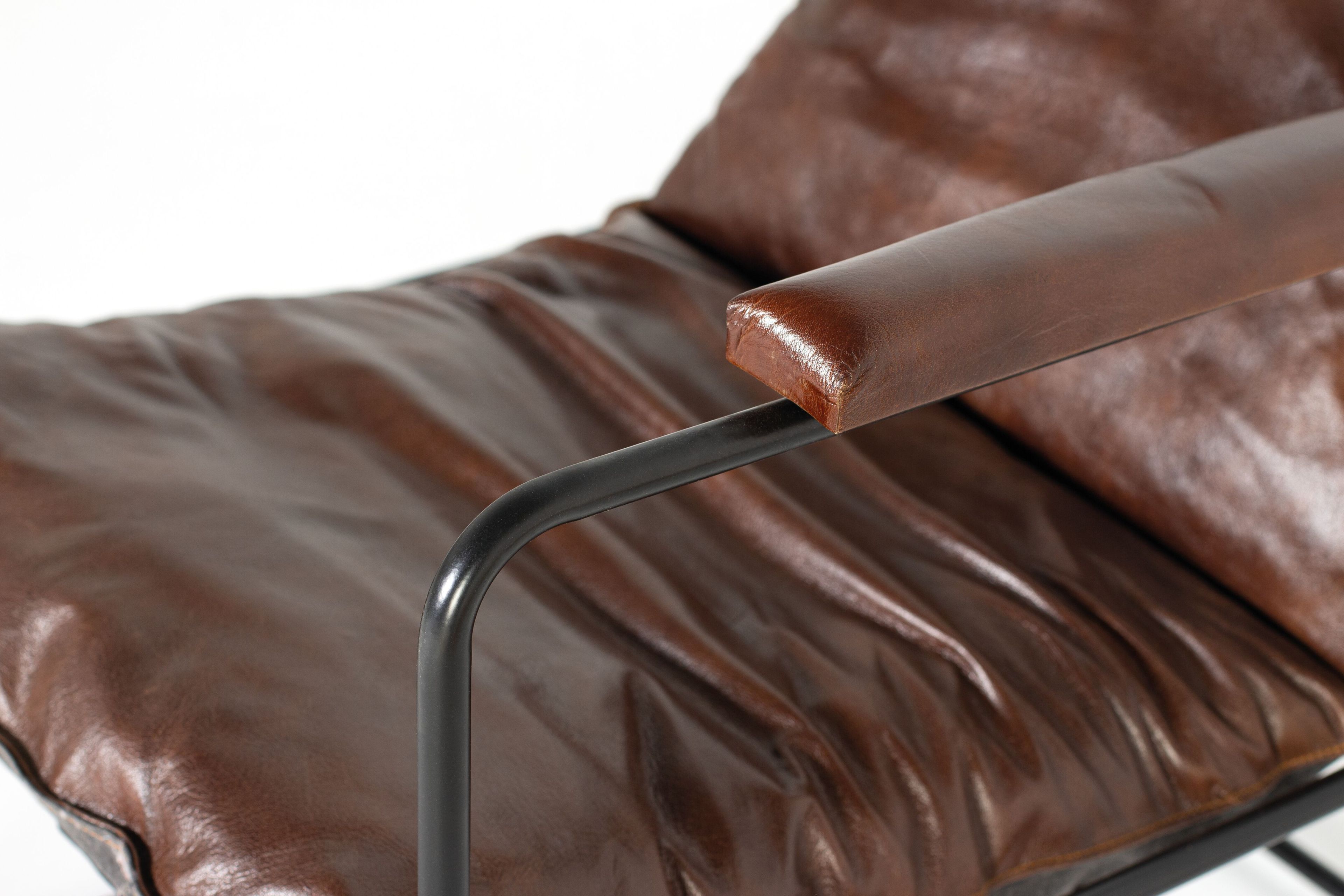 Кожаное кресло с подлокотниками Giner y Colomer 1408 ARCH-00030304 - Вид №3