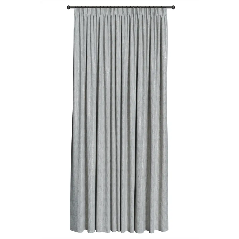 MIAMOZA Штора Торонто на ленте 200x280 см серо-бежевый жаккард 89398905 STLM-1570520 - Вид №1