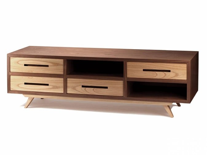 Деревянный шкаф для телевизора с ящиками Mambo Unlimited Ideas ARCH-00110017
