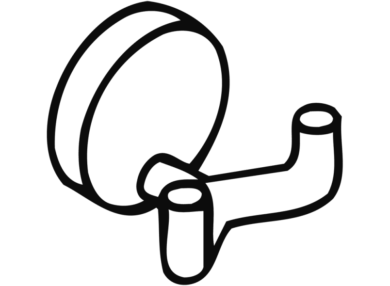 801.90.020 двойной крючок HEWI System 111 | Polyamid  - Вид №6