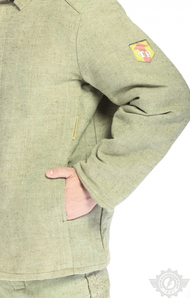 69171 Костюм брезентовый сварщика утепленный  Одежда для сварщиков  размер 56-58/170-176 Спецодежда  - Вид №13