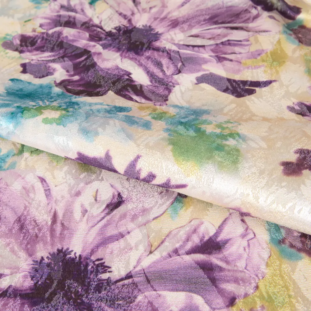 Ткань «Полянка», 150 см, цветы, цвет сиреневый ТОРГОВЫЙ ДОМ ТЕКСТИЛЬ STLM-2135281