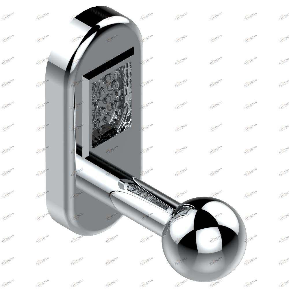 A2E-517 Крючок для халатов одинарный Thg-paris Venice Хром A2E-517 CAT.A