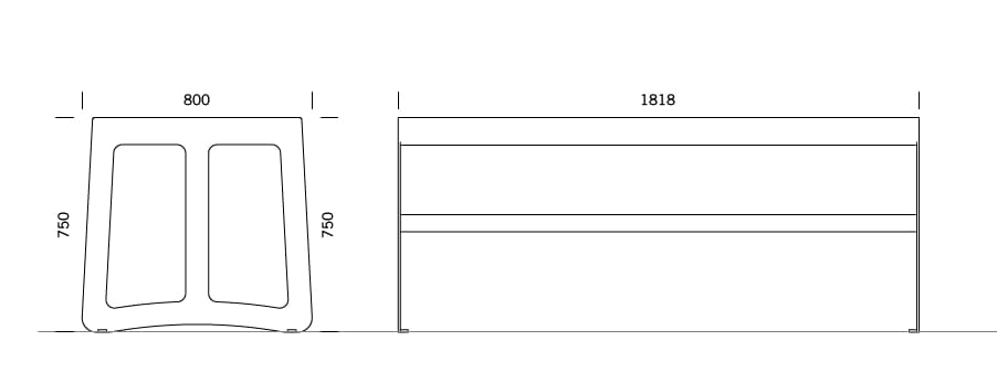 Прямоугольный стол из нержавеющей стали BENKERT BANKE Chalidor ARCH-00035288 - Вид №4
