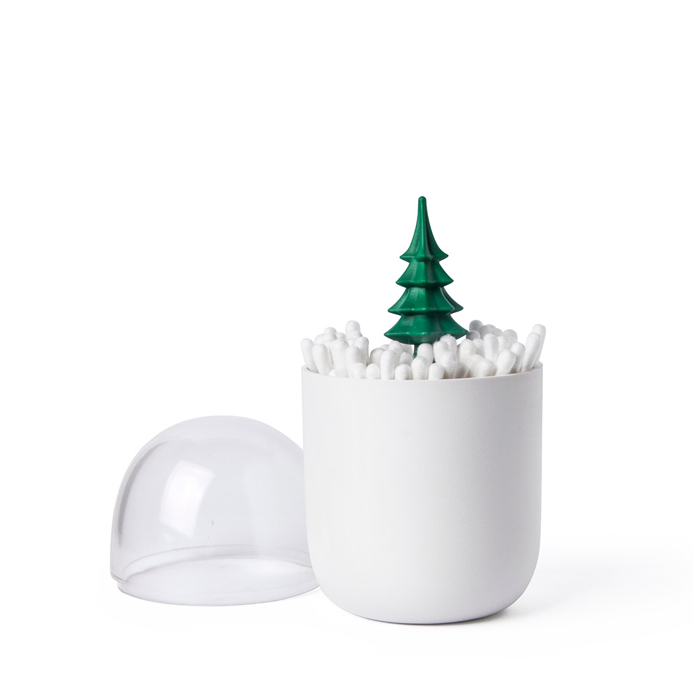 QL10221-GN Контейнер для ватных палочек winter time Qualy  - Вид №2