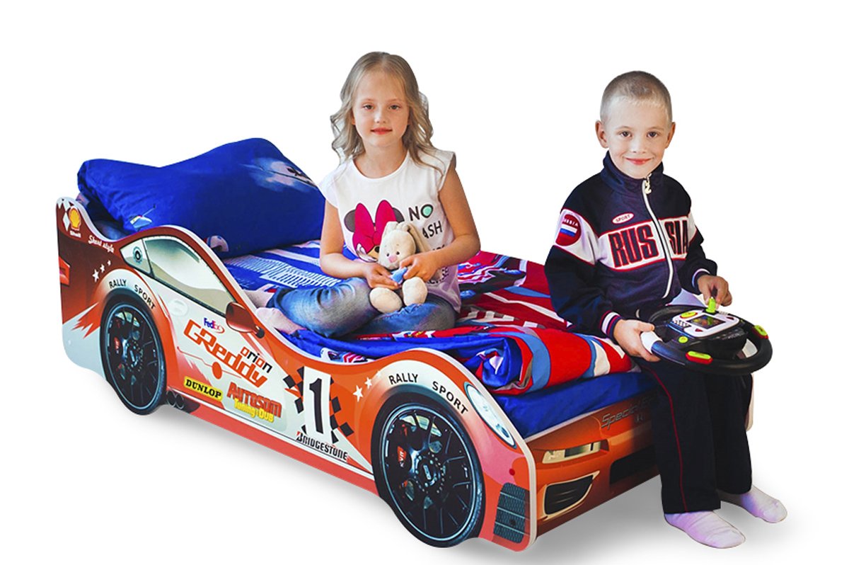 Детская кровать-машина "Стрела" БЕЛЬМАРКО  326739 Красный Santreyd  - Вид №1