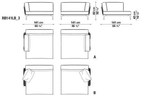 B&B Italia Outdoor Садовый диван из ткани Ribes sun-id-1376014 - Вид №9