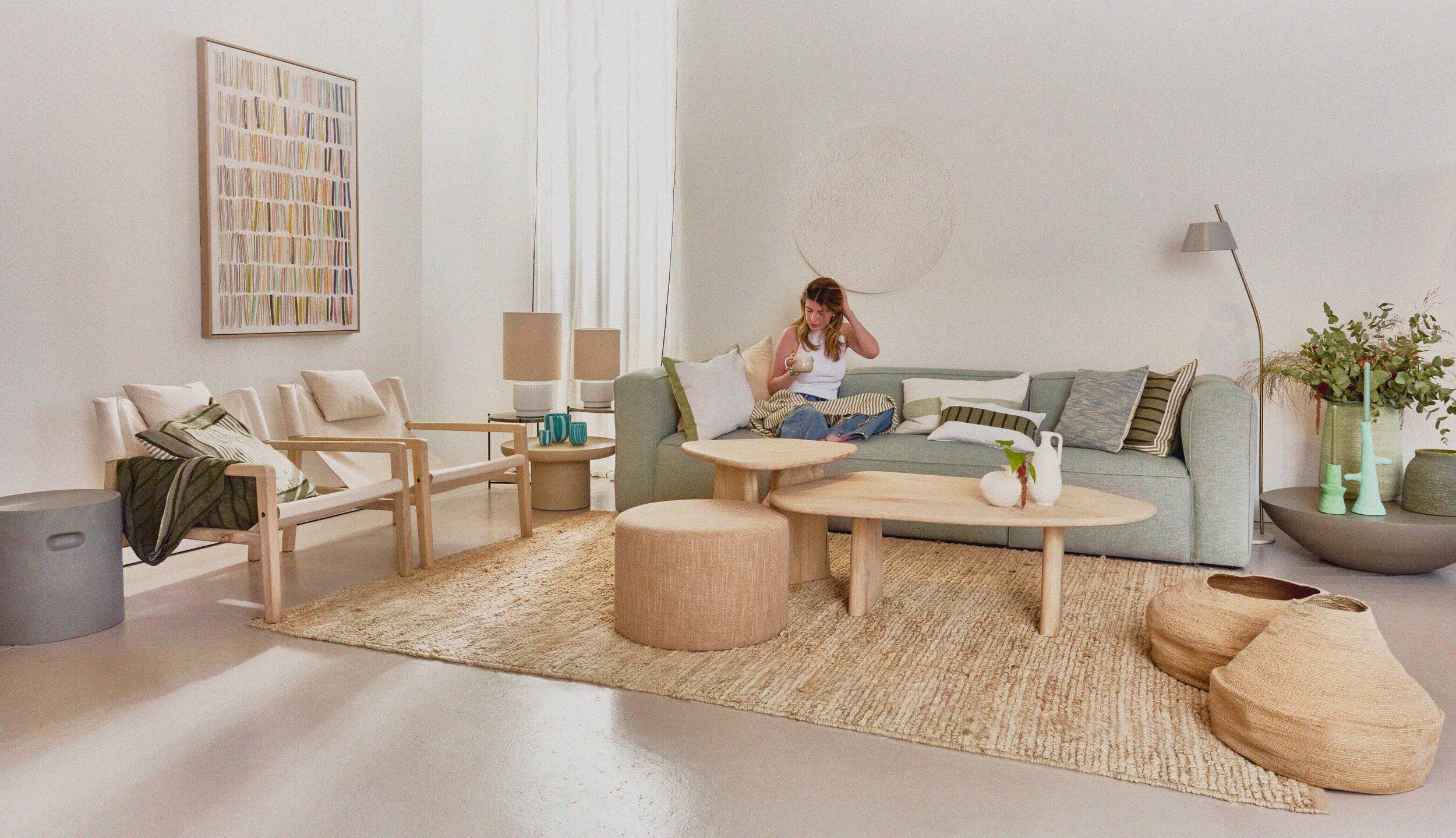 Круглая ваза из дутого стекла POMAX Канны ARCH-00042035 - Вид №11